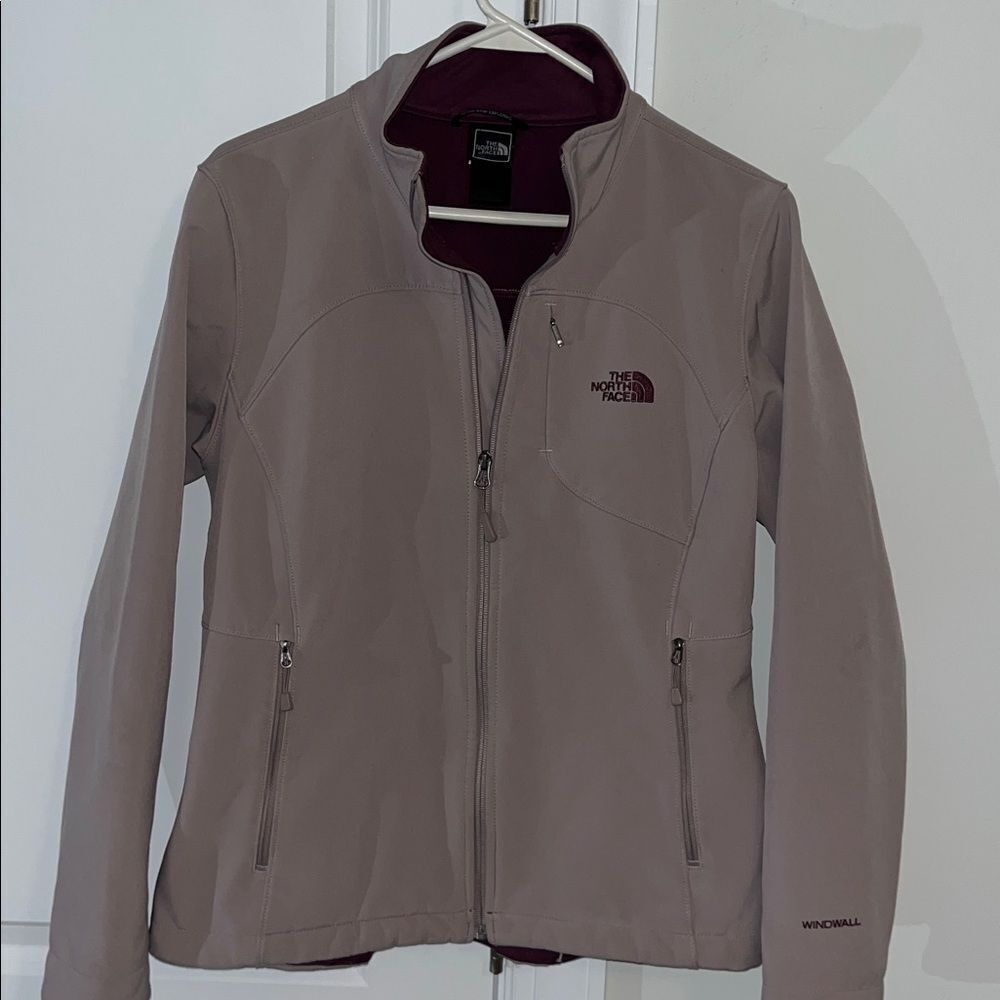 The North Face Jacket Womens Softshell Bionic Fleece Windwall Light Purple Rose